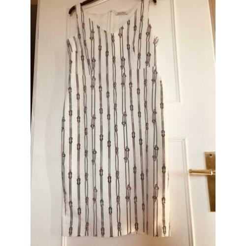Prachtige Max Mara gebroken witte zomerjurk mt 42