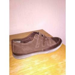 ECCO leren sneaker schoenen. Uitstekend. Zgan. Maat 36.