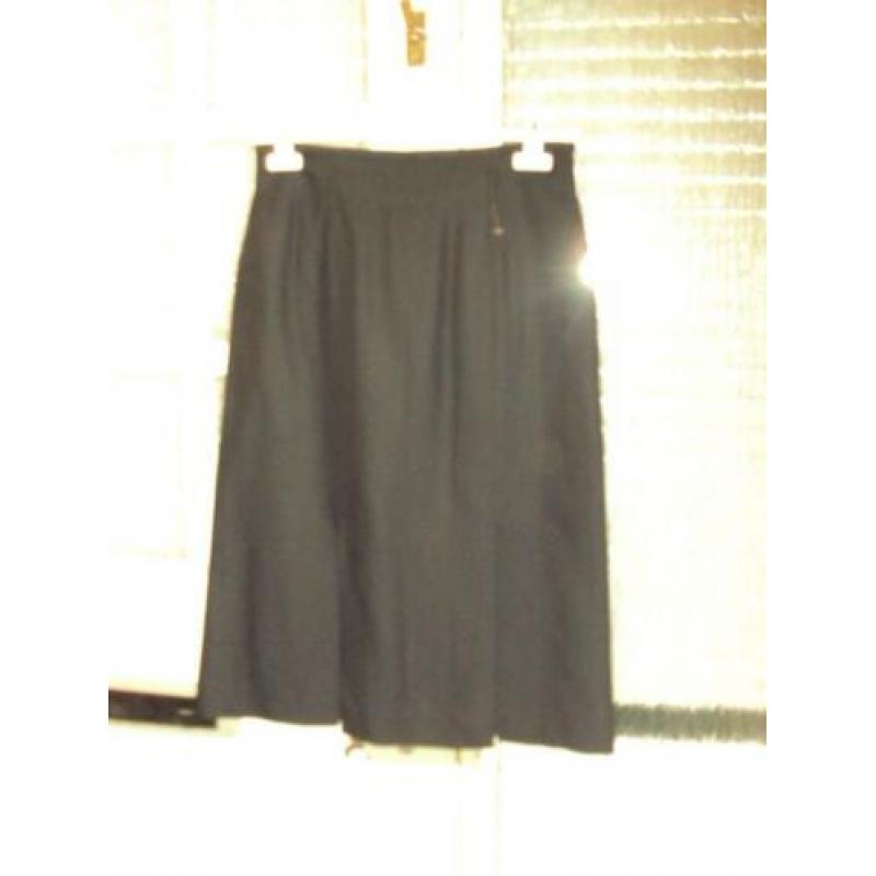 Nieuwe lange nette chique zwarte rok LAUREL 36/38