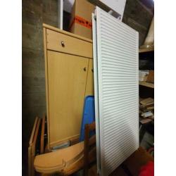 kort gebruikte radiator ivm vloerverwarming