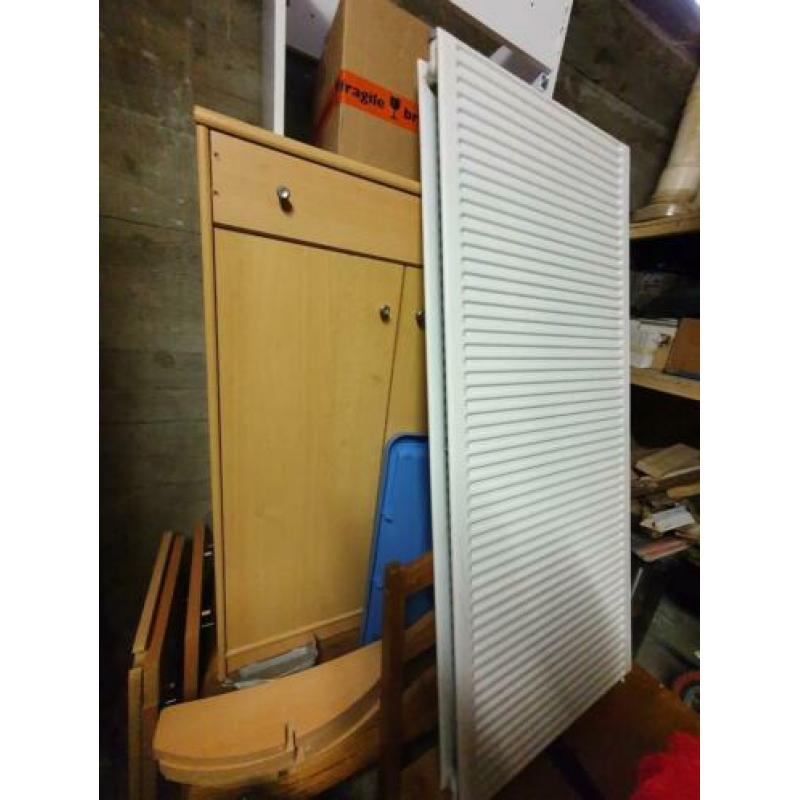kort gebruikte radiator ivm vloerverwarming