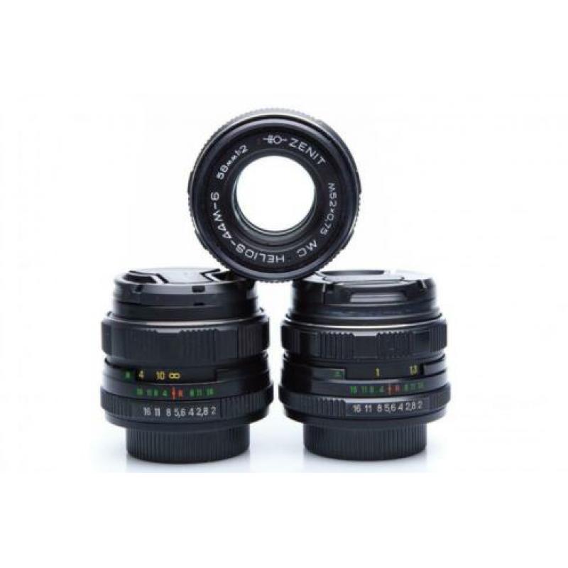 Helios 44M-2 met M42 vatting en meer varianten!