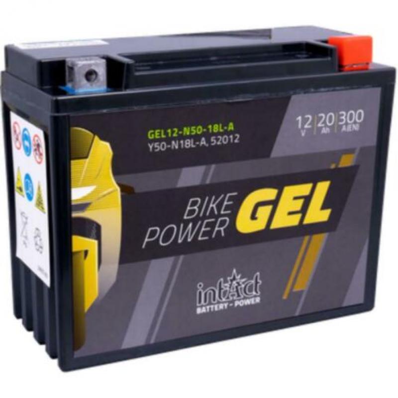 intAct GEL 12-N50-18L-A 12v 20ah 300A (EN) 52012 Y50N18LA2