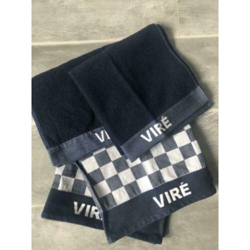 2x set van handdoek en theedoek