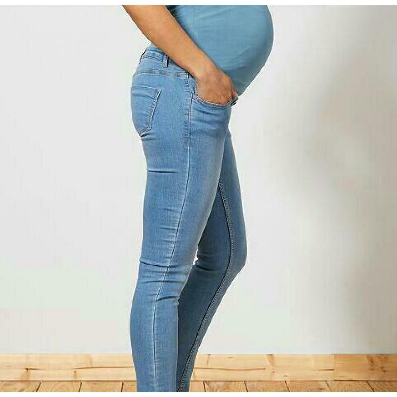 Zwangerschap jeans 36 skinny positiebroek jeans skinnyjeans