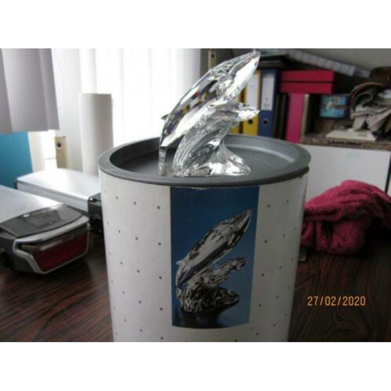 Swarovski jaarstuk 1992 walvissen moeder en kind incl doos