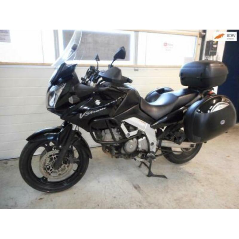 Suzuki DL 650 V-Strom zwart veel extras nette motor koffers