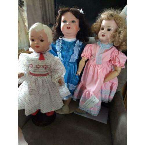 Antieke poppen 3x opruiming