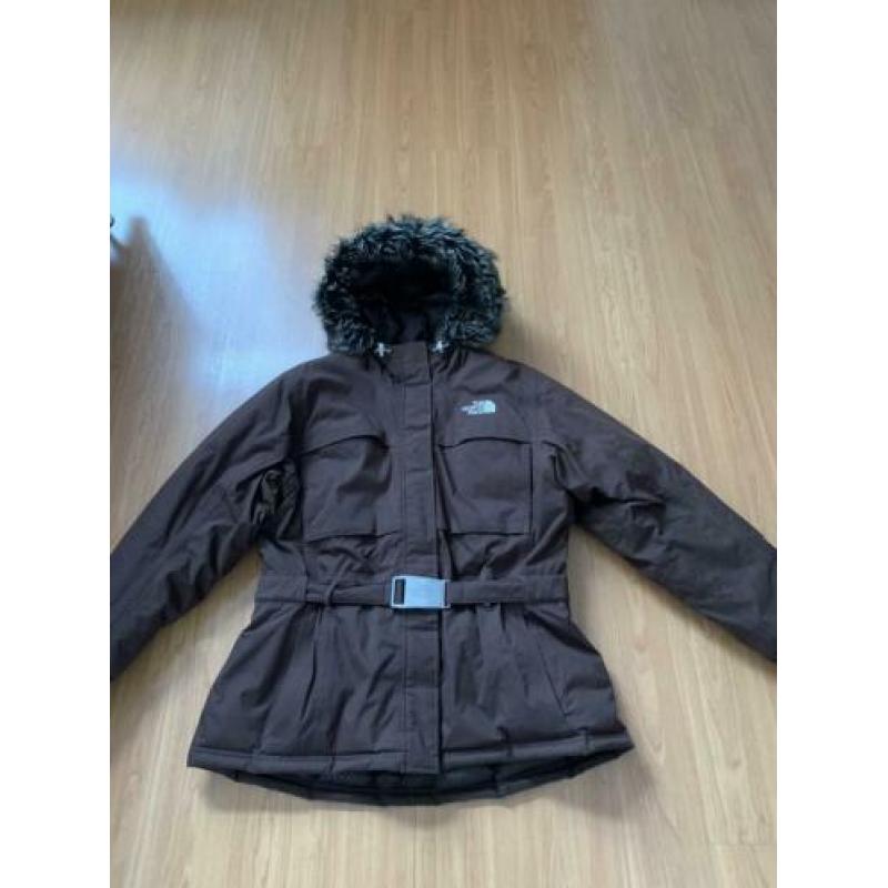 Donkerbruine north face winter/ski jas XL