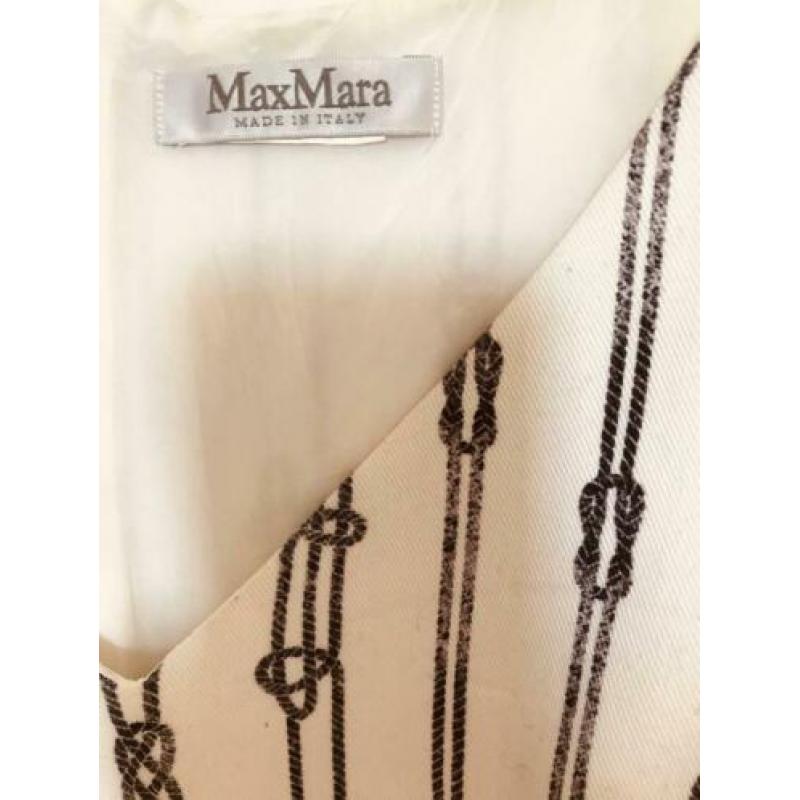 Prachtige Max Mara gebroken witte zomerjurk mt 42