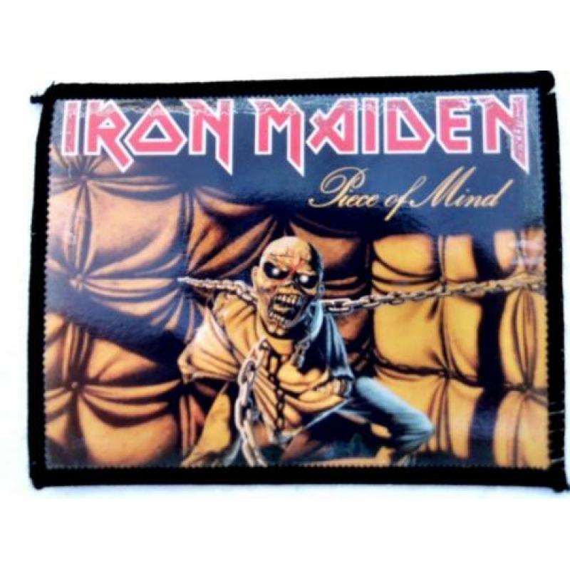 IRON MAIDEN PIECE OF MIND patch 192 VERY RARE 80'S 8X11.5