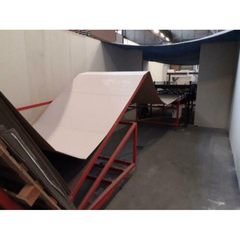 machine produceren gipswanden systeemwanden gips wand
