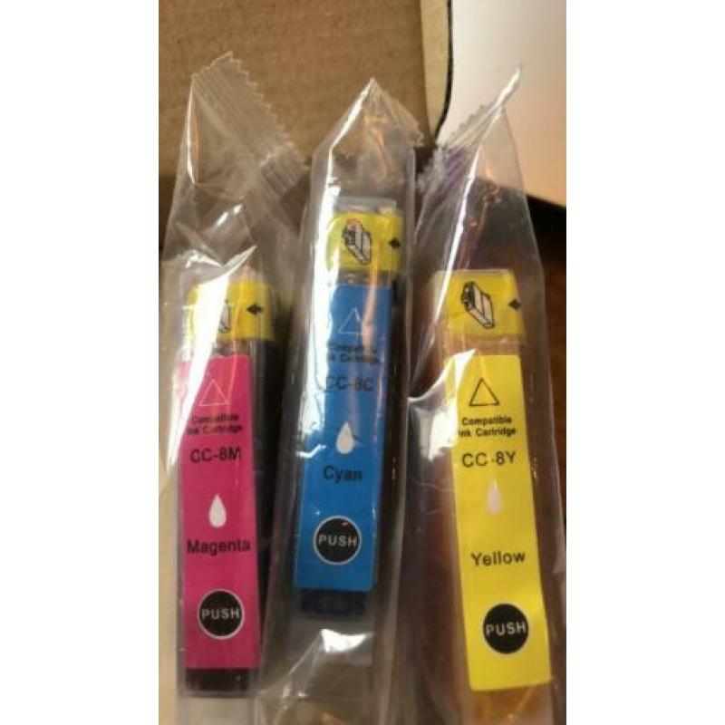 Nieuwe cartridges in plastic geschikt voor Canon printer