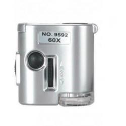 Compacte microscoop - 60 x vergroting voor naaldcontrole!
