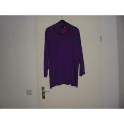ANGEL CIRCLE nieuw paars trui / shirt mt. 2X.