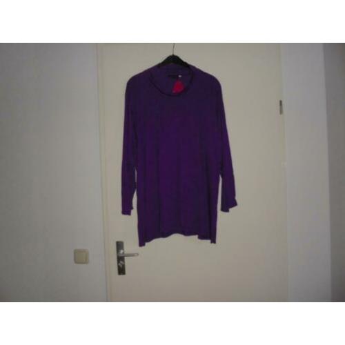 ANGEL CIRCLE nieuw paars trui / shirt mt. 2X.