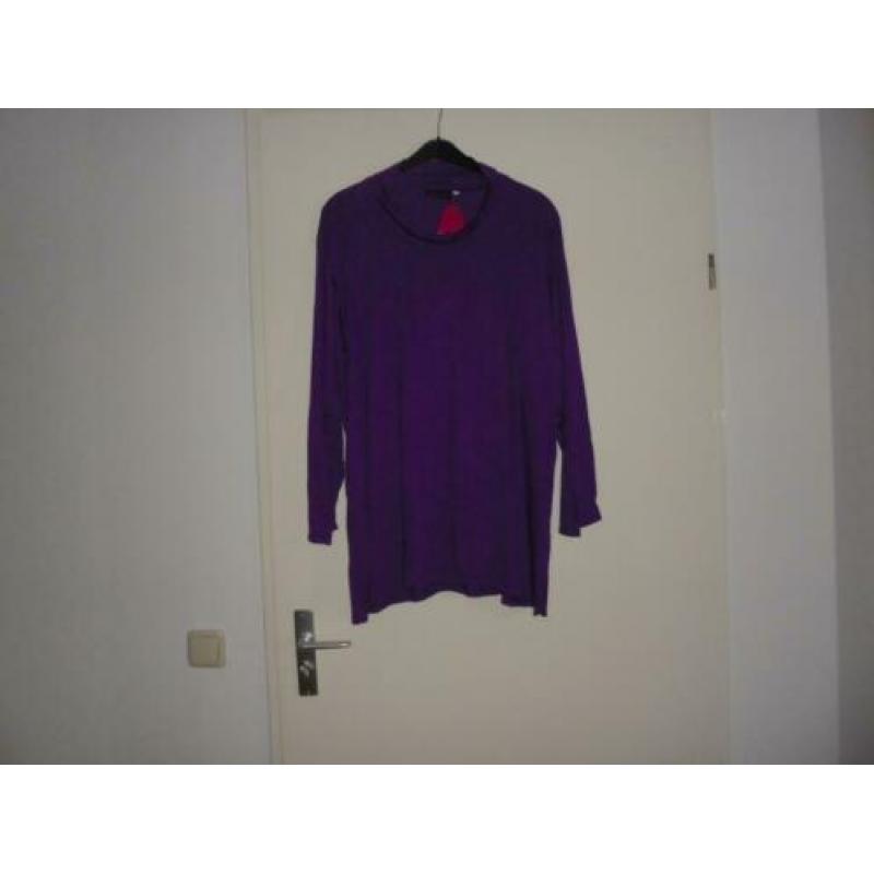 ANGEL CIRCLE nieuw paars trui / shirt mt. 2X.