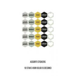 Cadeau stickers stationery sluitstickers