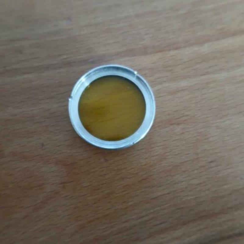 Vintage B&W geel filter 022 gelbmittel 3X 30mm