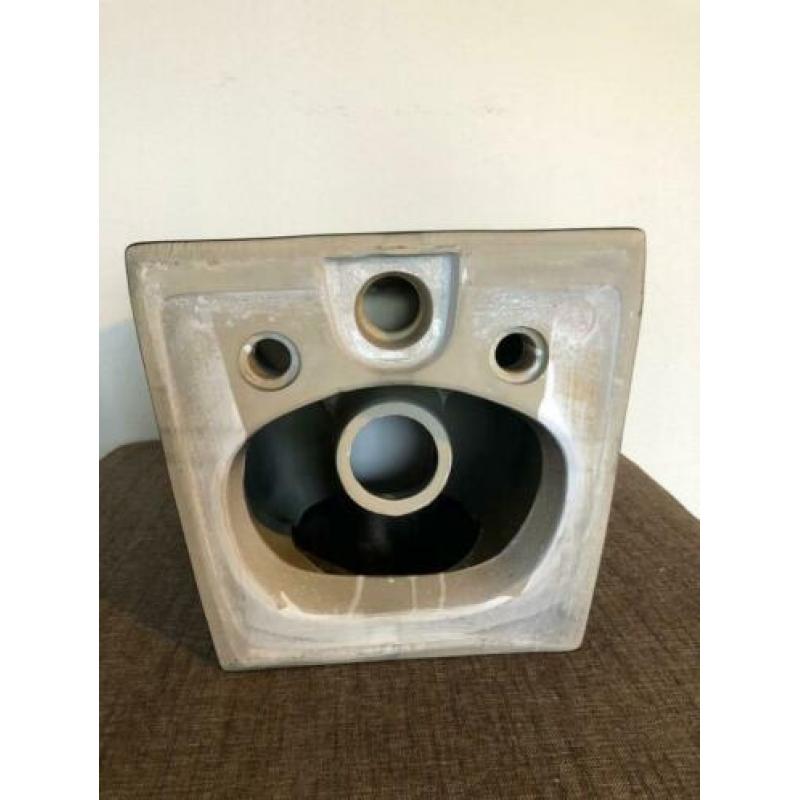 Nieuw: mat zwarte toilet pot / wc-pot / wandcloset
