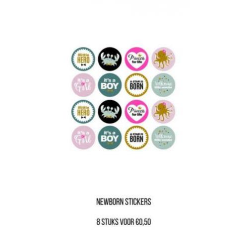 Cadeau stickers stationery sluitstickers