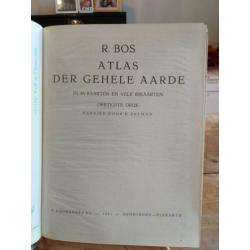 R Bos. Atlas der gehele aarde
