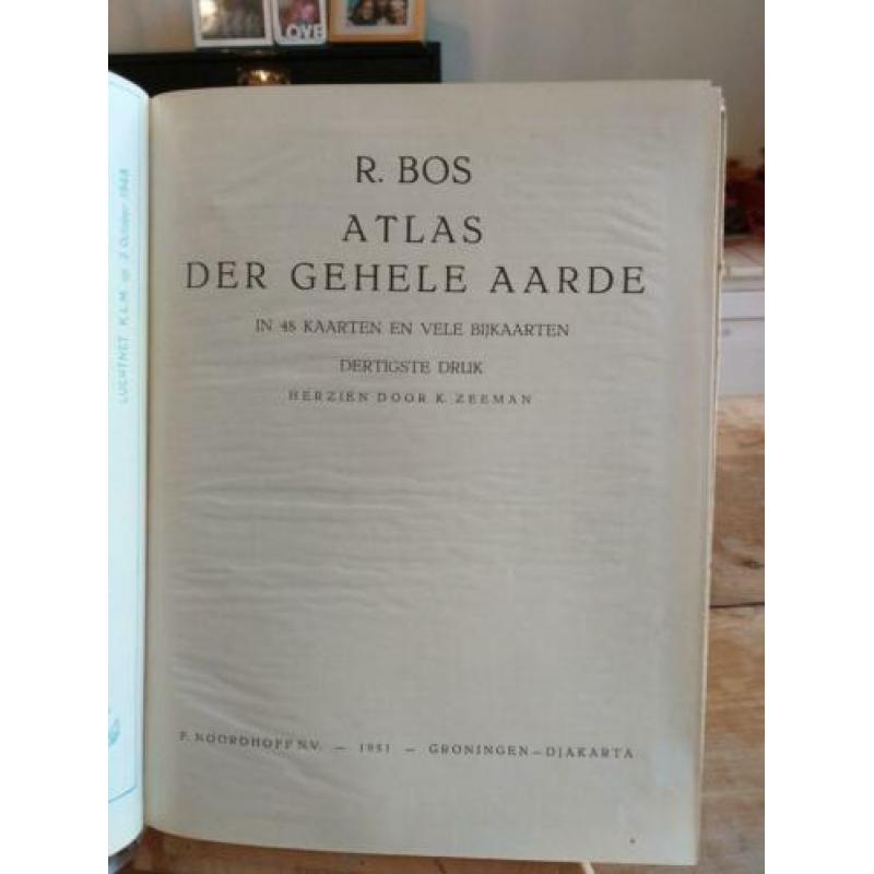 R Bos. Atlas der gehele aarde