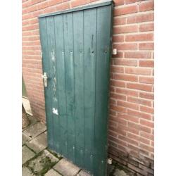 buitendeur houten tuinhuis deur vol houten buitendeur