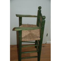 kinderstoel hoog brocante