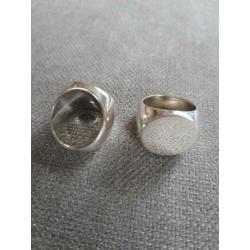 Zilveren ringen 2x mt 16 en 1x mt 17 van a brend