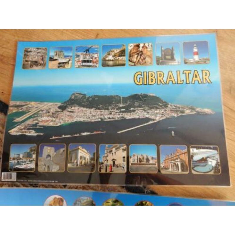 2 Splinternieuwe Placemats Van Gibraltar In Spanje