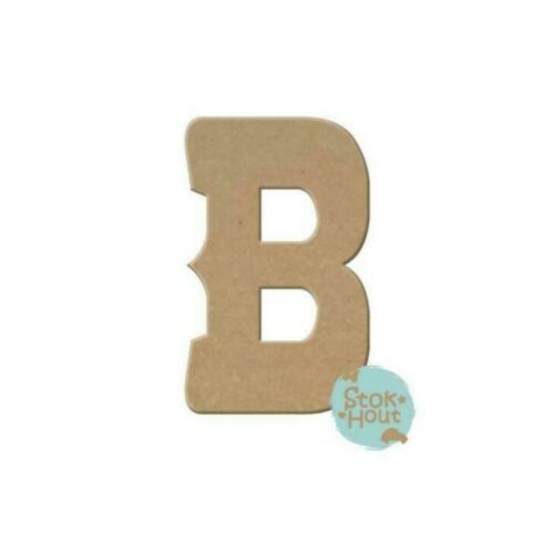 MDF letters, diverse soorten en maten | Stokout 63