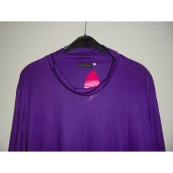 ANGEL CIRCLE nieuw paars trui / shirt mt. 2X.