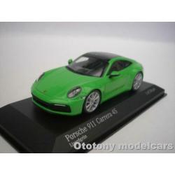 Porsche 911 Carrera 4 S 2019 Groen 1/43 Minichamps