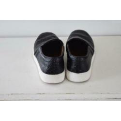 Mango zwarte leren sneakers instappers maat 37