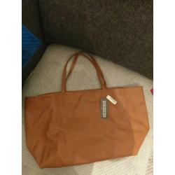 Bruine schoudertas H&M shopper tas nieuw damestas