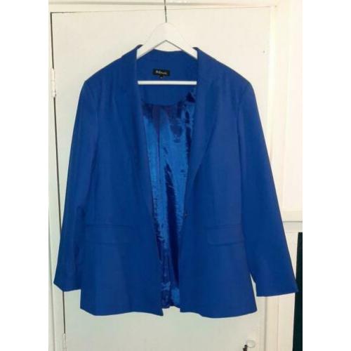 Kobalt blauwe blazer, maat 46. MS mode.