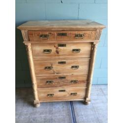 Hele mooie antieke Zweedse dressoir. Ladenkast commode