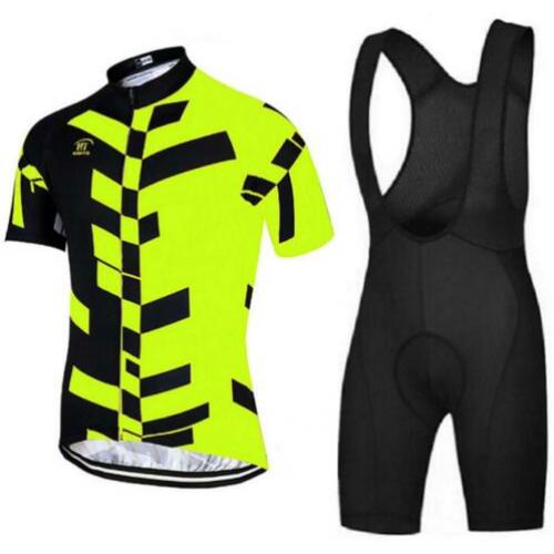 Fietsbroek + fietsshirt S M L XL fietskleding fluor mtb