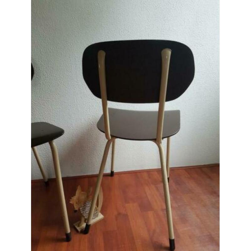 2 retro vintage stoelen jaren 50