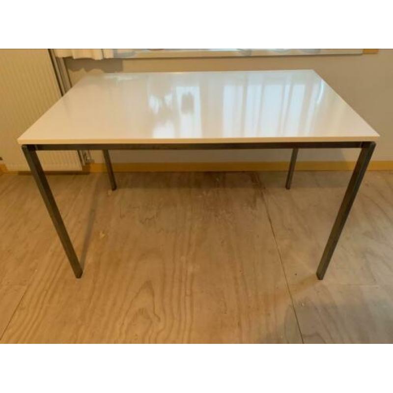 Ikea Mella tafel - wit/metaal