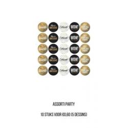 Cadeau stickers stationery sluitstickers