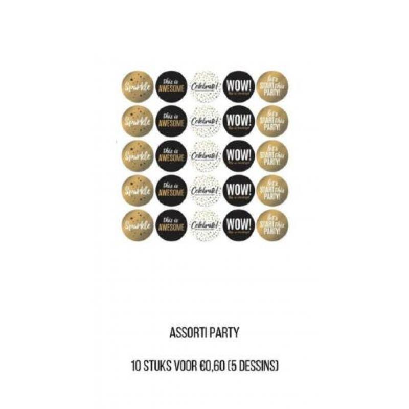 Cadeau stickers stationery sluitstickers