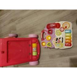 Vtech baby walker roze zo goed als nieuw