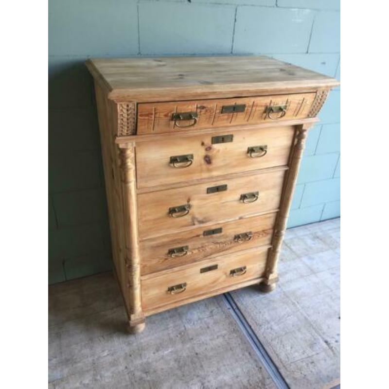 Hele mooie antieke Zweedse dressoir. Ladenkast commode
