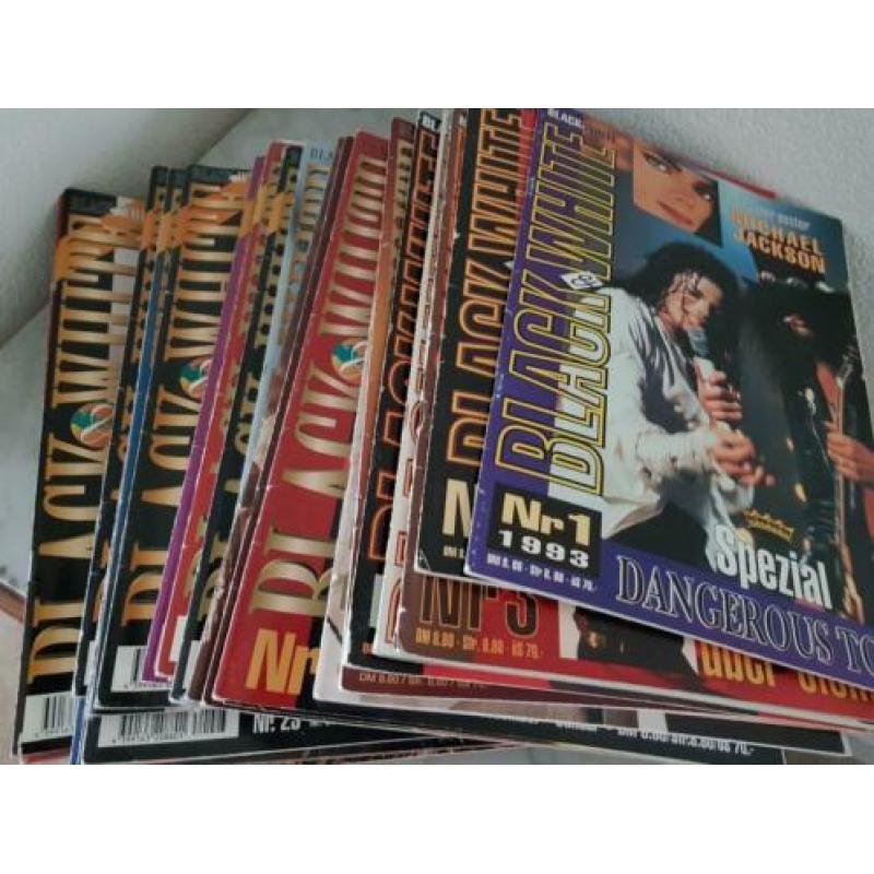 Michael Jackson Black & White boeken complete verzameling