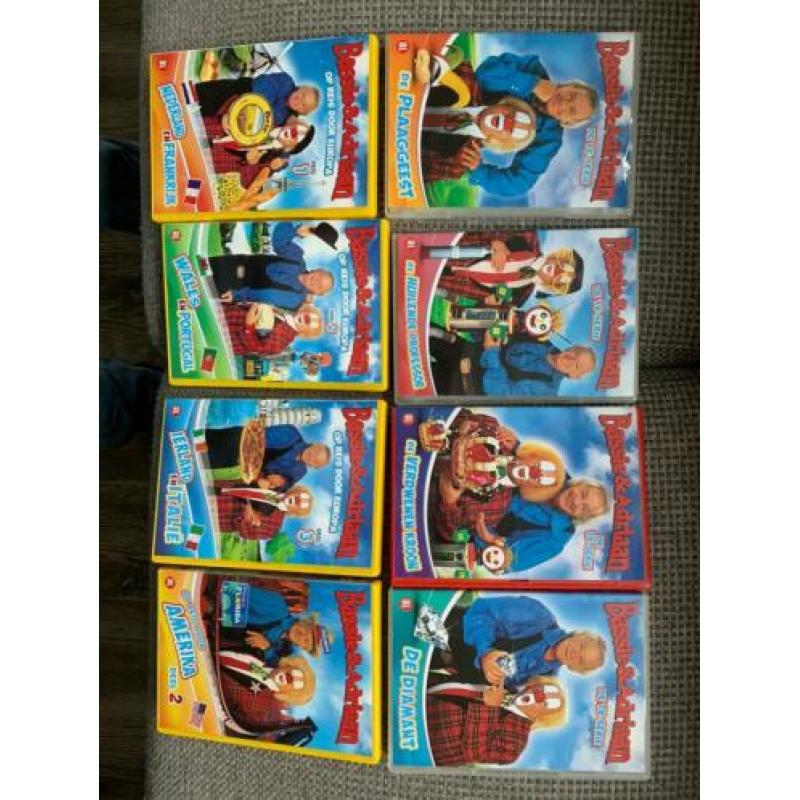 Bassie en Adriaan 8 diverse dvd’s