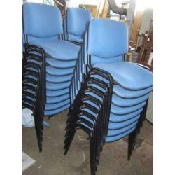 Blauwe kantoorstoelen (A19 2099) H