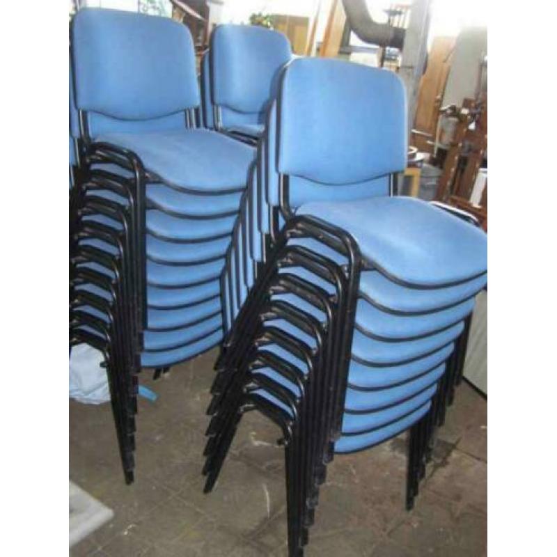 Blauwe kantoorstoelen (A19 2099) H