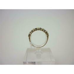 Ring goud saffieren & diamanten / Z6261